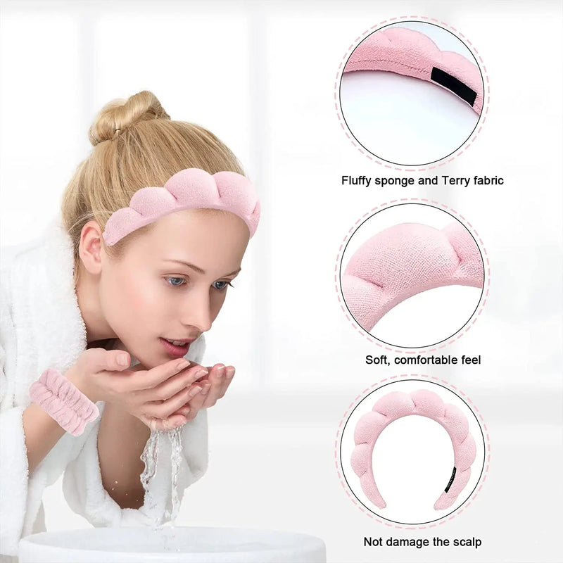 Tiara para Maquiagem e Skincare [COMPRE 1 E LEVE 3 PEÇA]